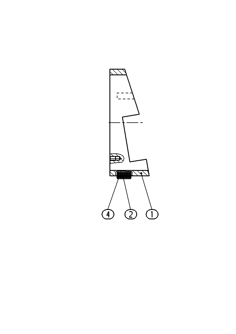CRADLE STOP — Zeichnung