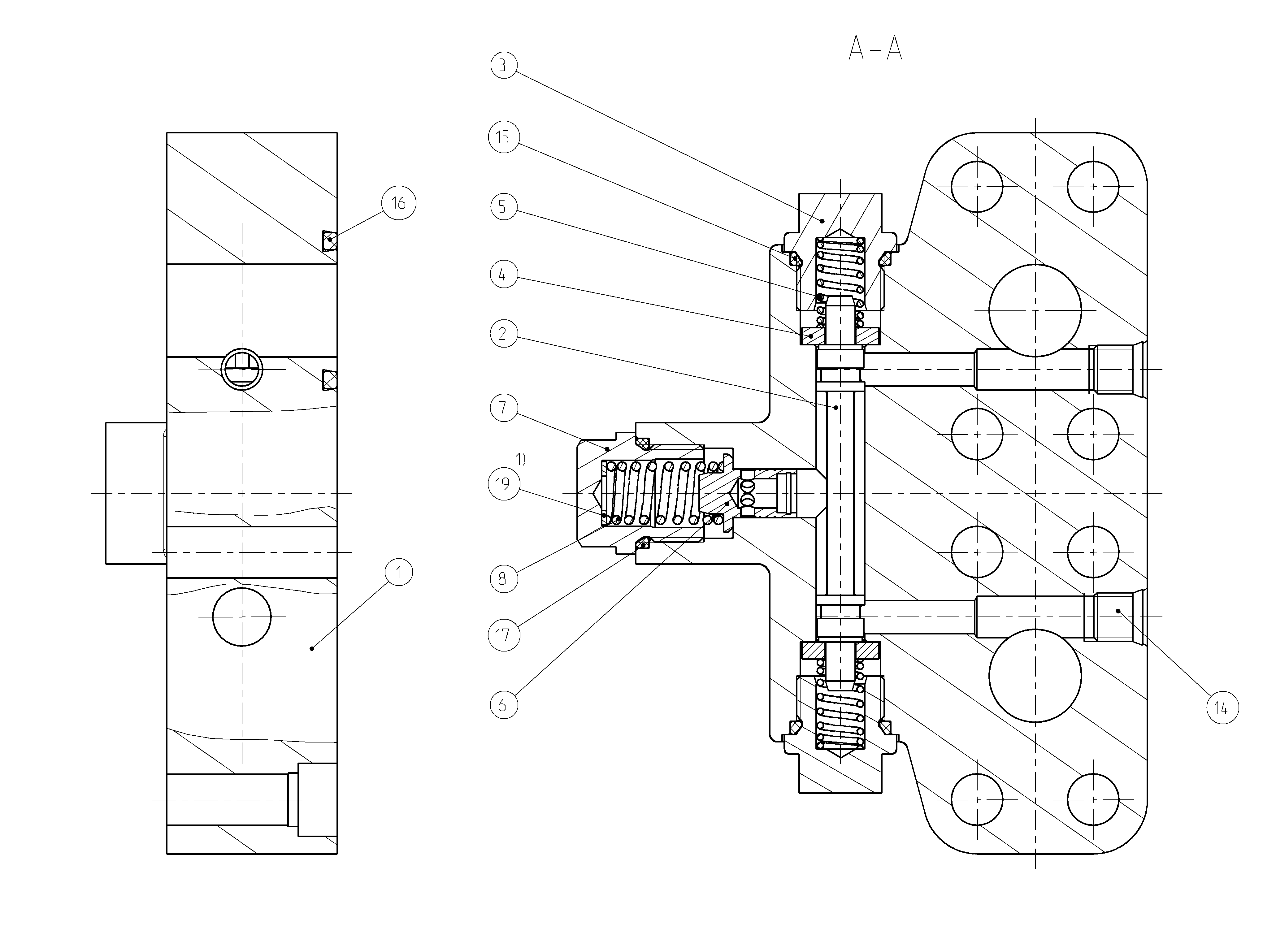 FLUSH/BOOST PRESSURE VALVE — Zeichnung