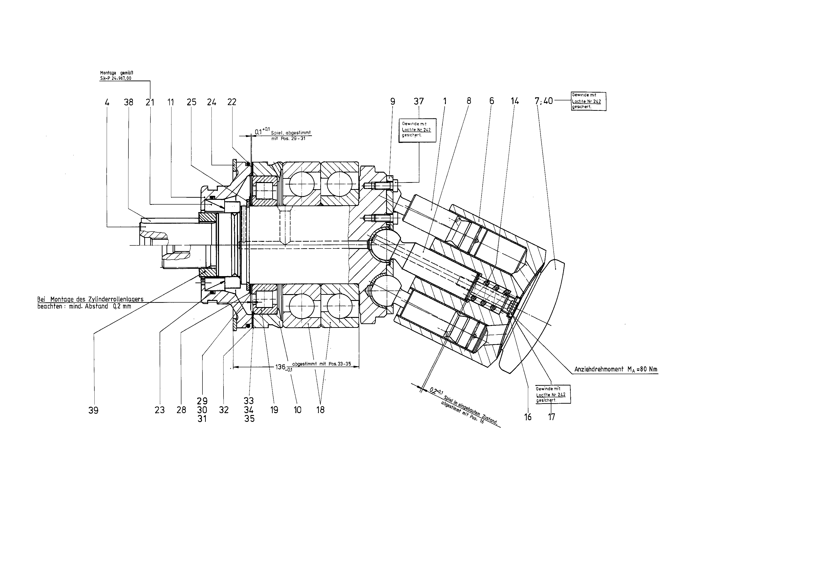 TW A7V 250/L5PX GLRD O.K. — Zeichnung