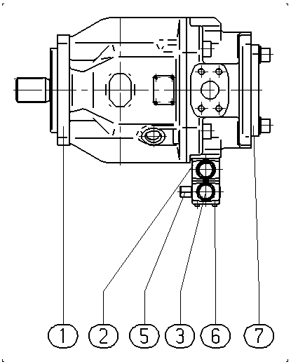 A A10V O140 DFR1/31R-VSD62KC5 — Zeichnung