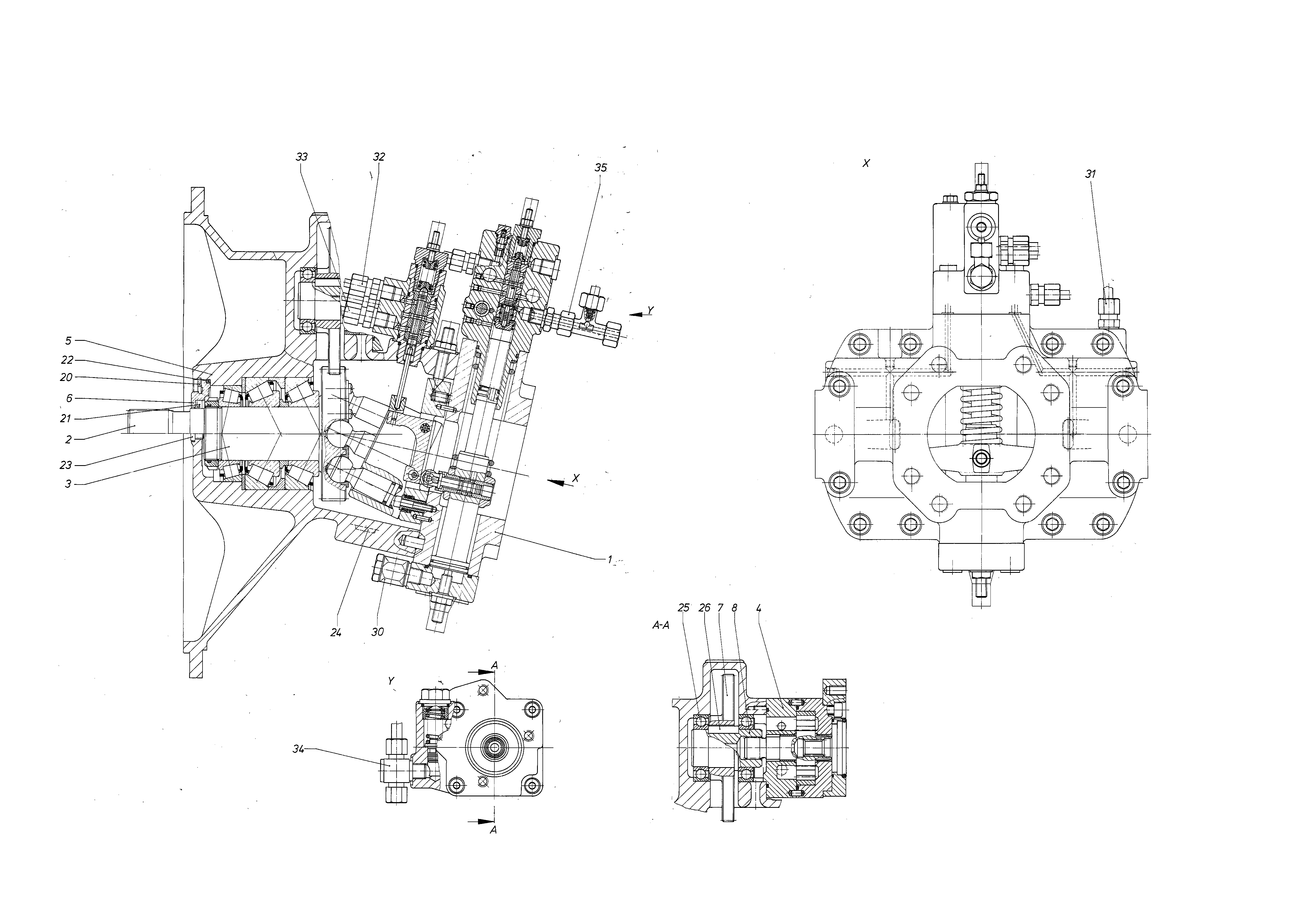 A8VO80SRH2/6OR1-PZG05F48 — Zeichnung