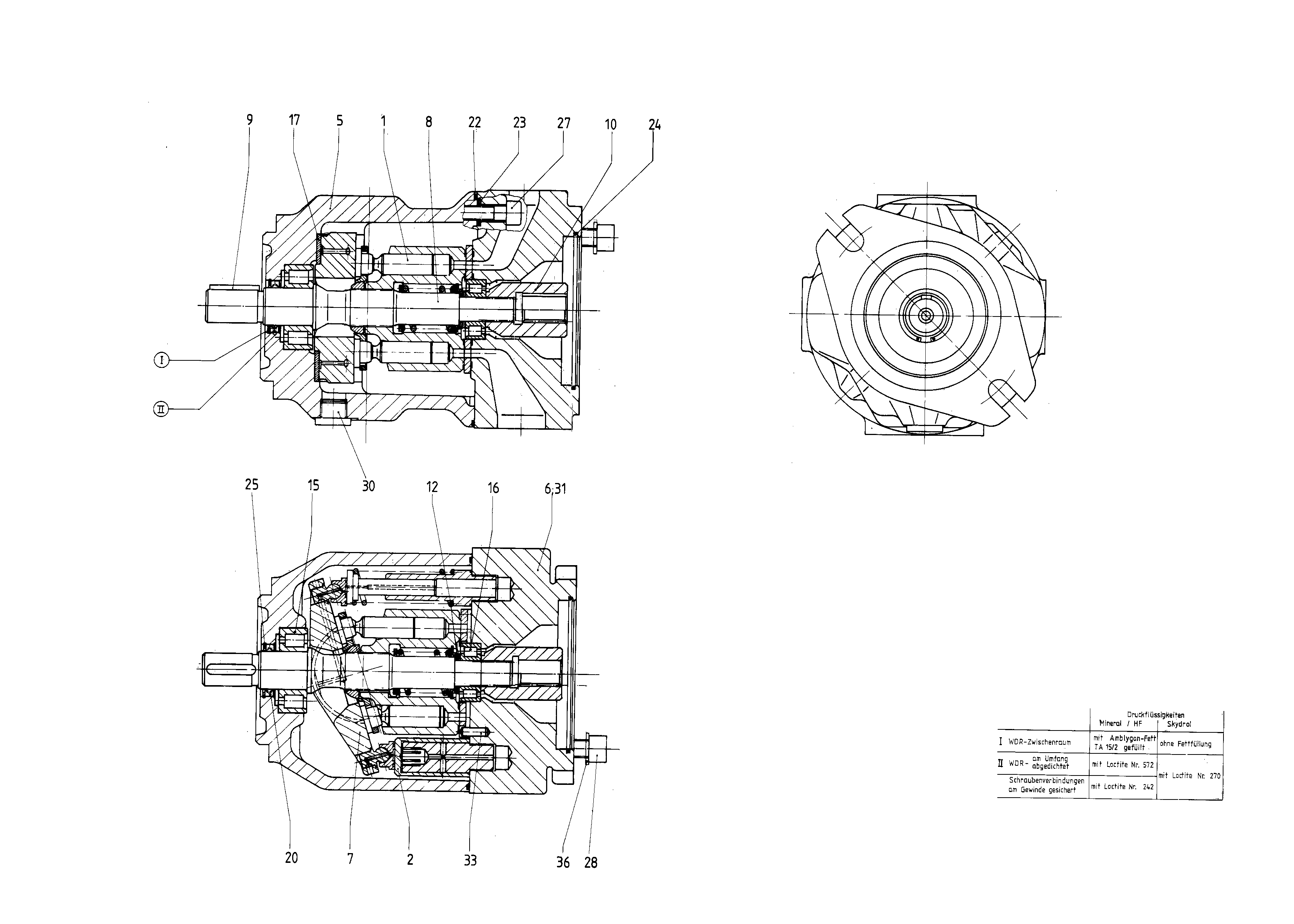 GE A10VSO 28 OV /31R-PPA12K25 — Zeichnung