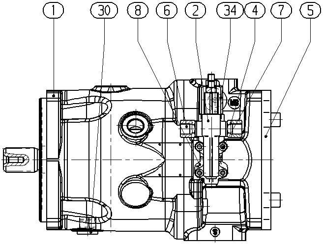 A A10VSO 71 DRF /32R-VSB22U99 -S2738 — Zeichnung