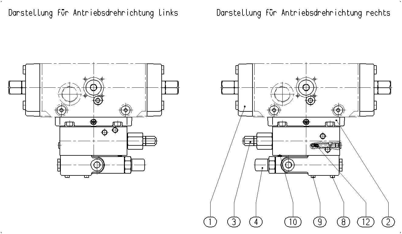 R A4VS 125/180 LR2G /30 — Zeichnung