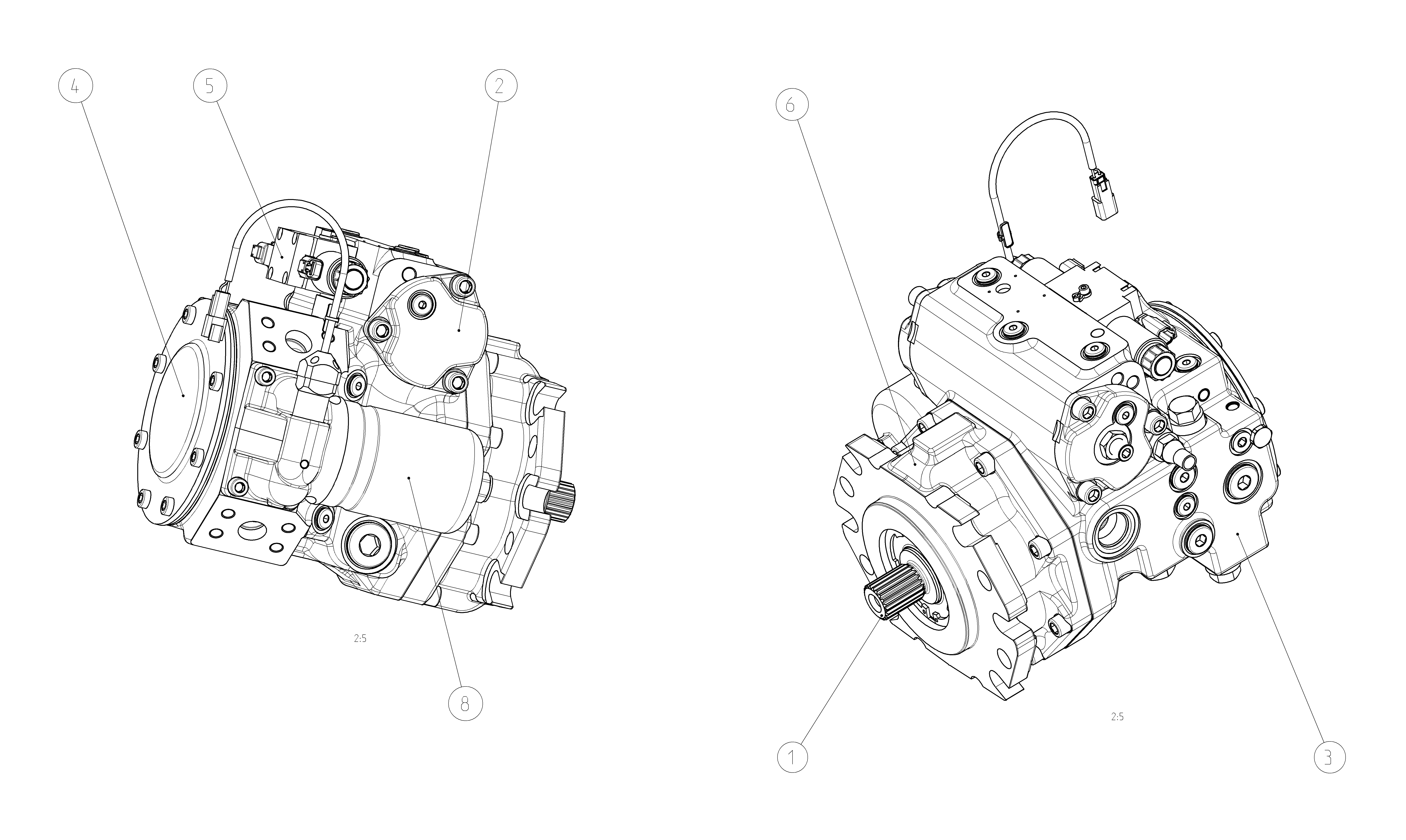 AXIAL-PISTON PUMP — Zeichnung
