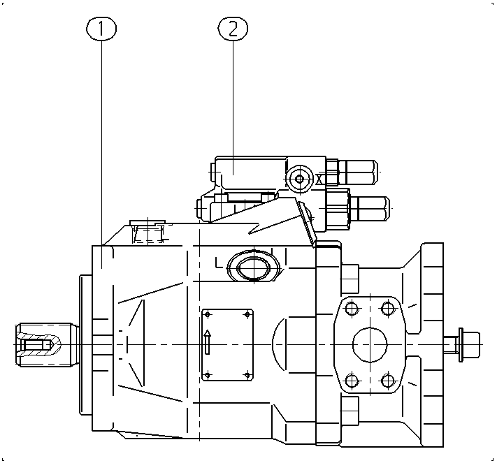 AA10VO60DFR/52L-VSC62K68 — Zeichnung