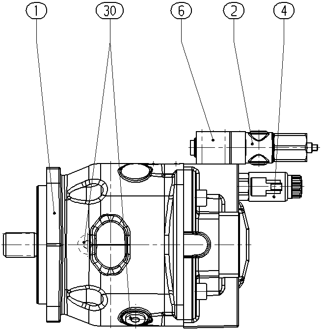 A A10V O 71EK2DS/32L-VSD19N00P -S3116 — Zeichnung
