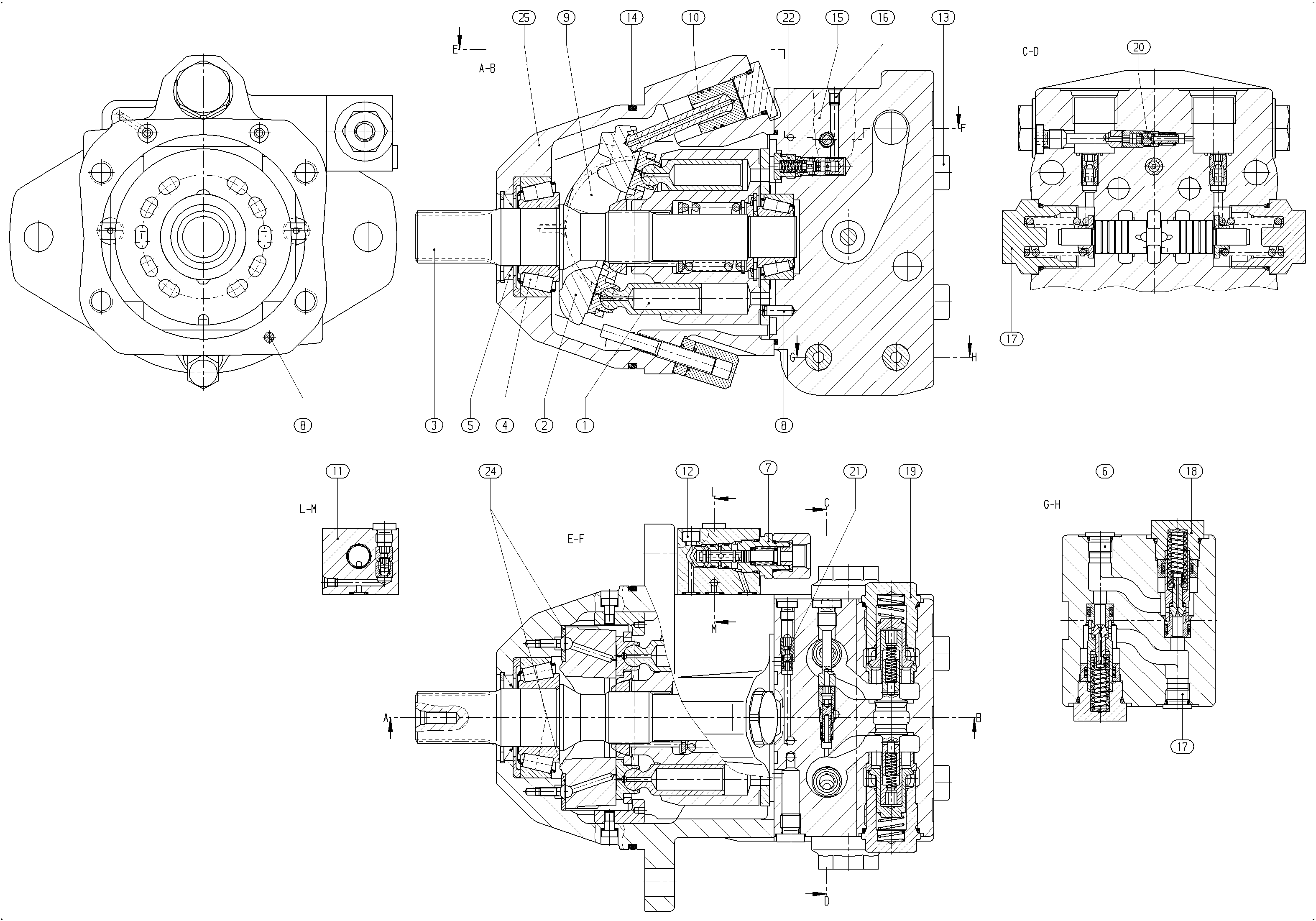 AA10VEC60HZ/52WXXCATF.2409305 — Zeichnung