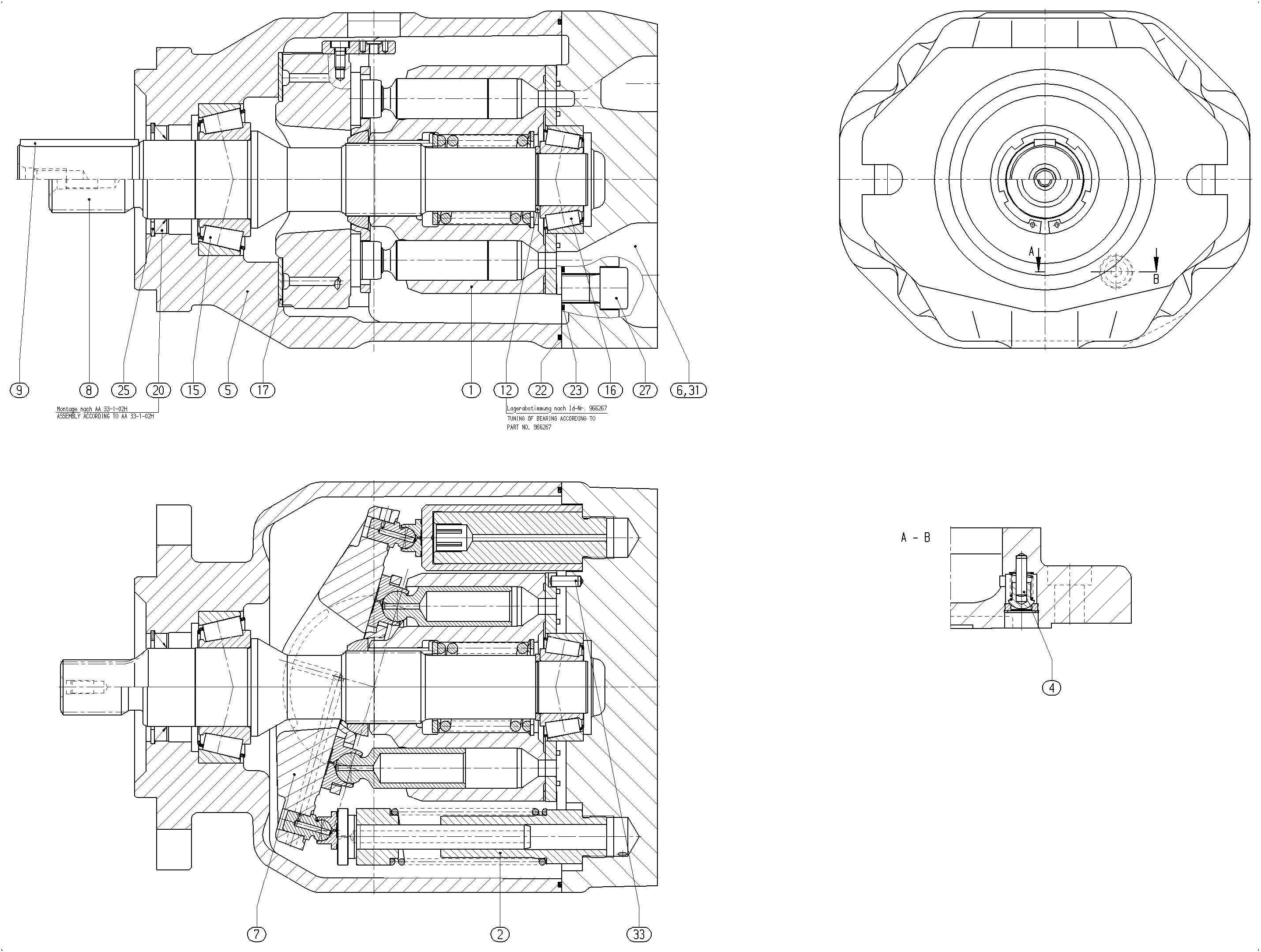 G A10V O100 OV /31L-PUC11N00 LR -SO855 — Zeichnung