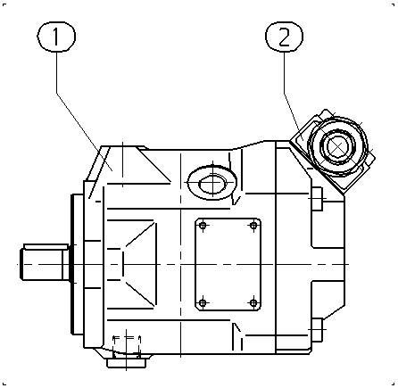 A A10VSO 10 DR /52R-PPA64N00 — Zeichnung