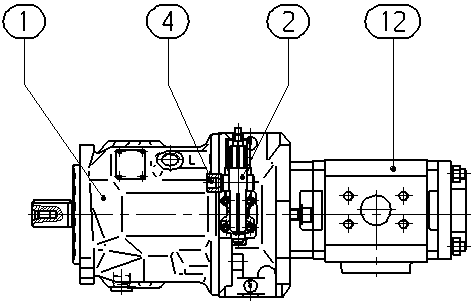 AA10VSO71DFR1/31R-VPA12X70 — Zeichnung