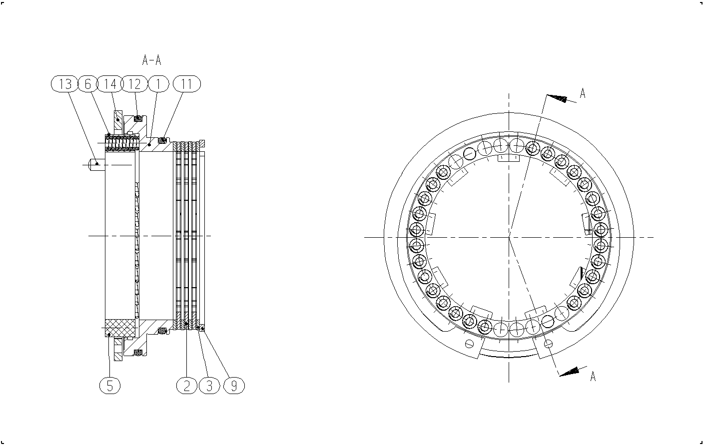 THRUST RING — Zeichnung
