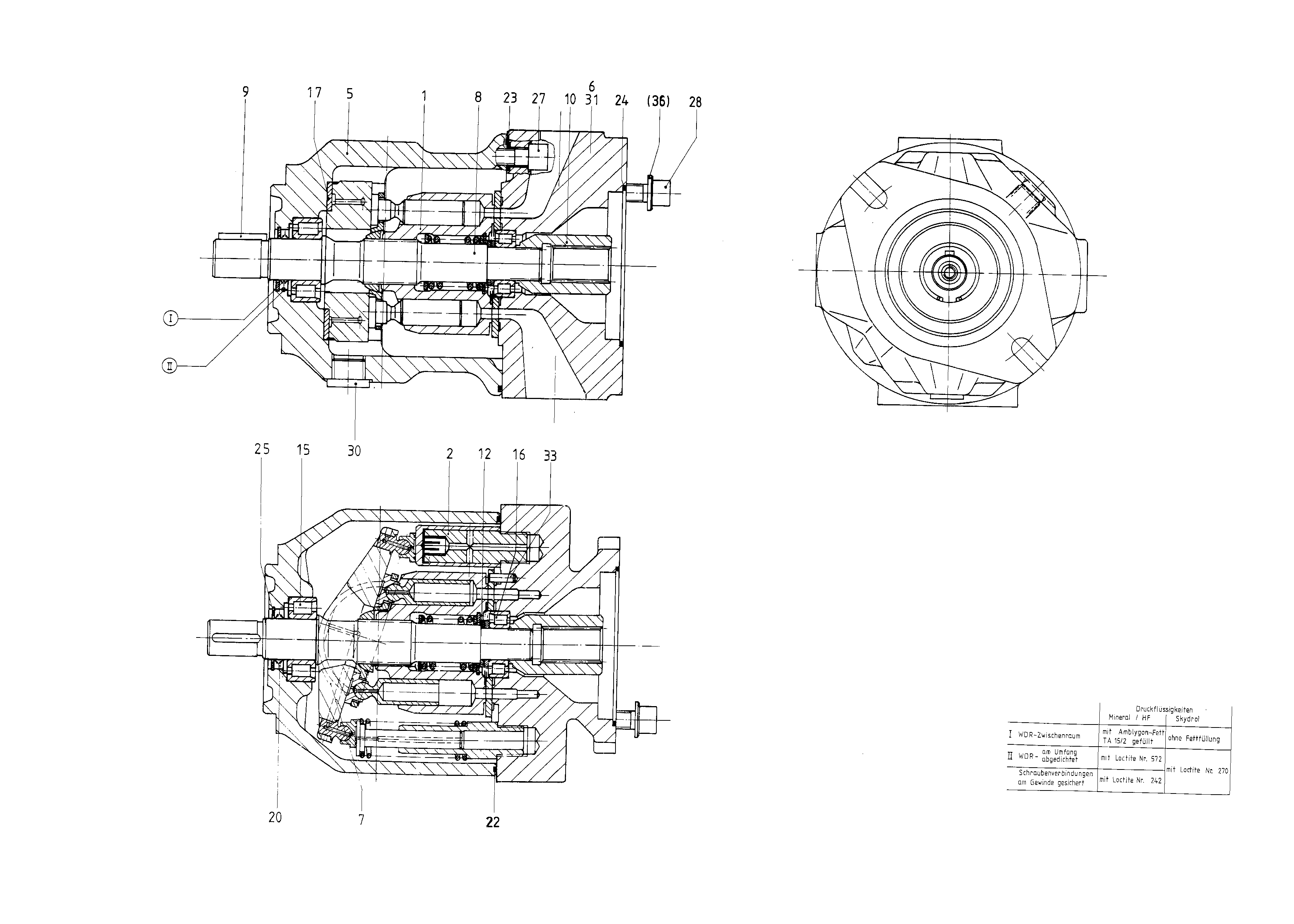 GE A10VSO 45 OV /31L-PPA12K01 — Zeichnung