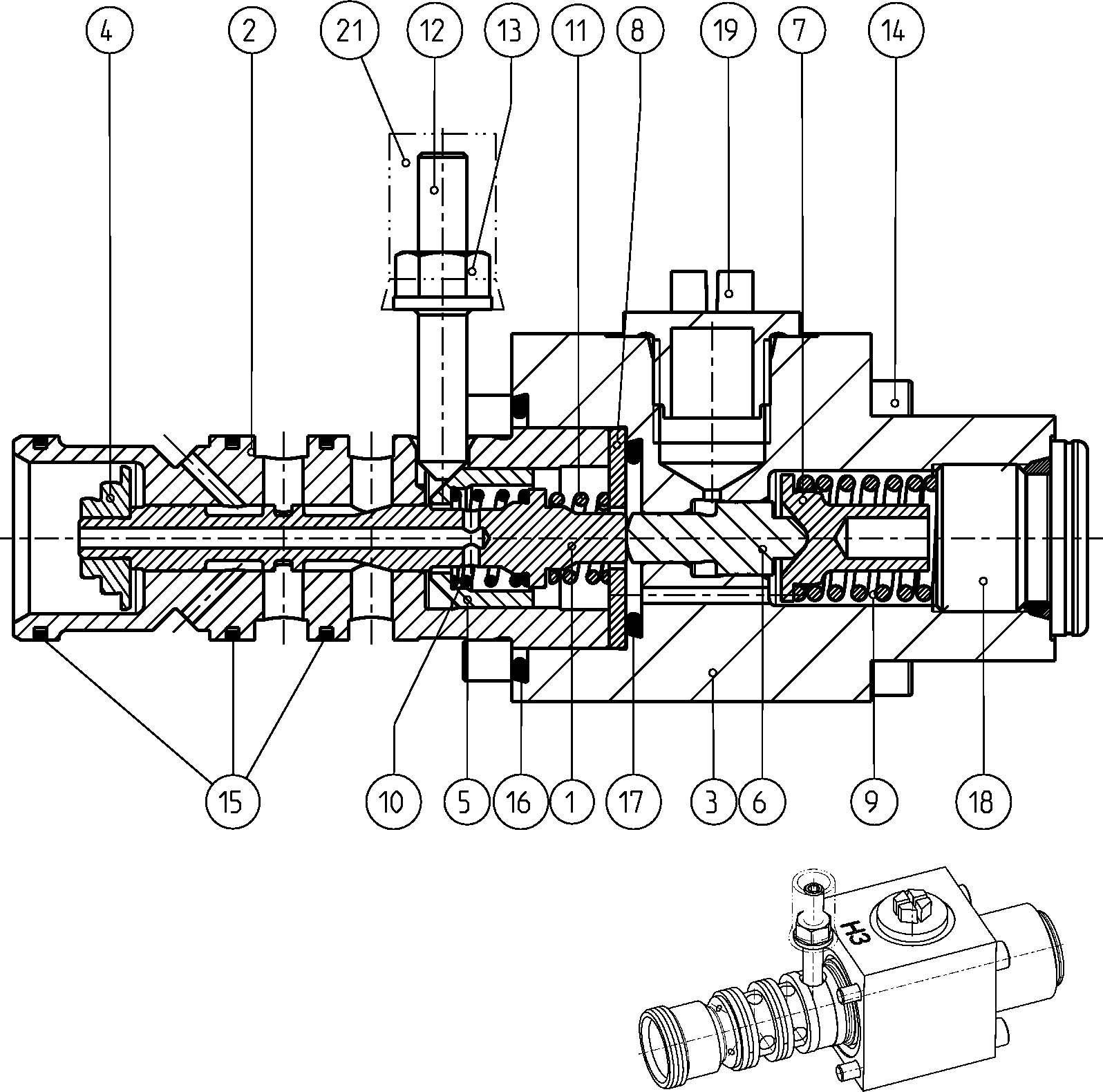 CONTROL ELEMENT — Zeichnung