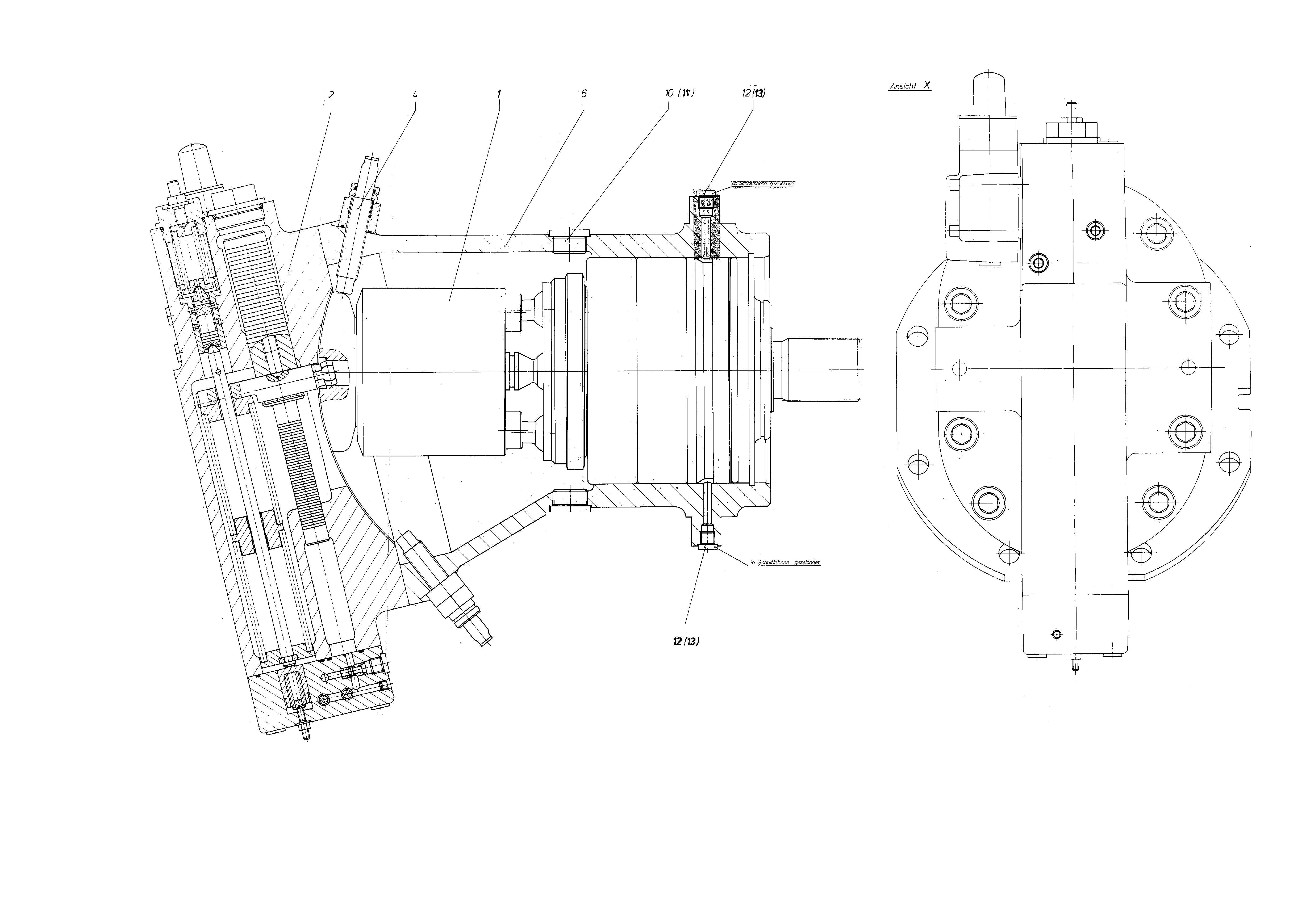 A A7V 500 HD DRUCKABSCHN. — Zeichnung