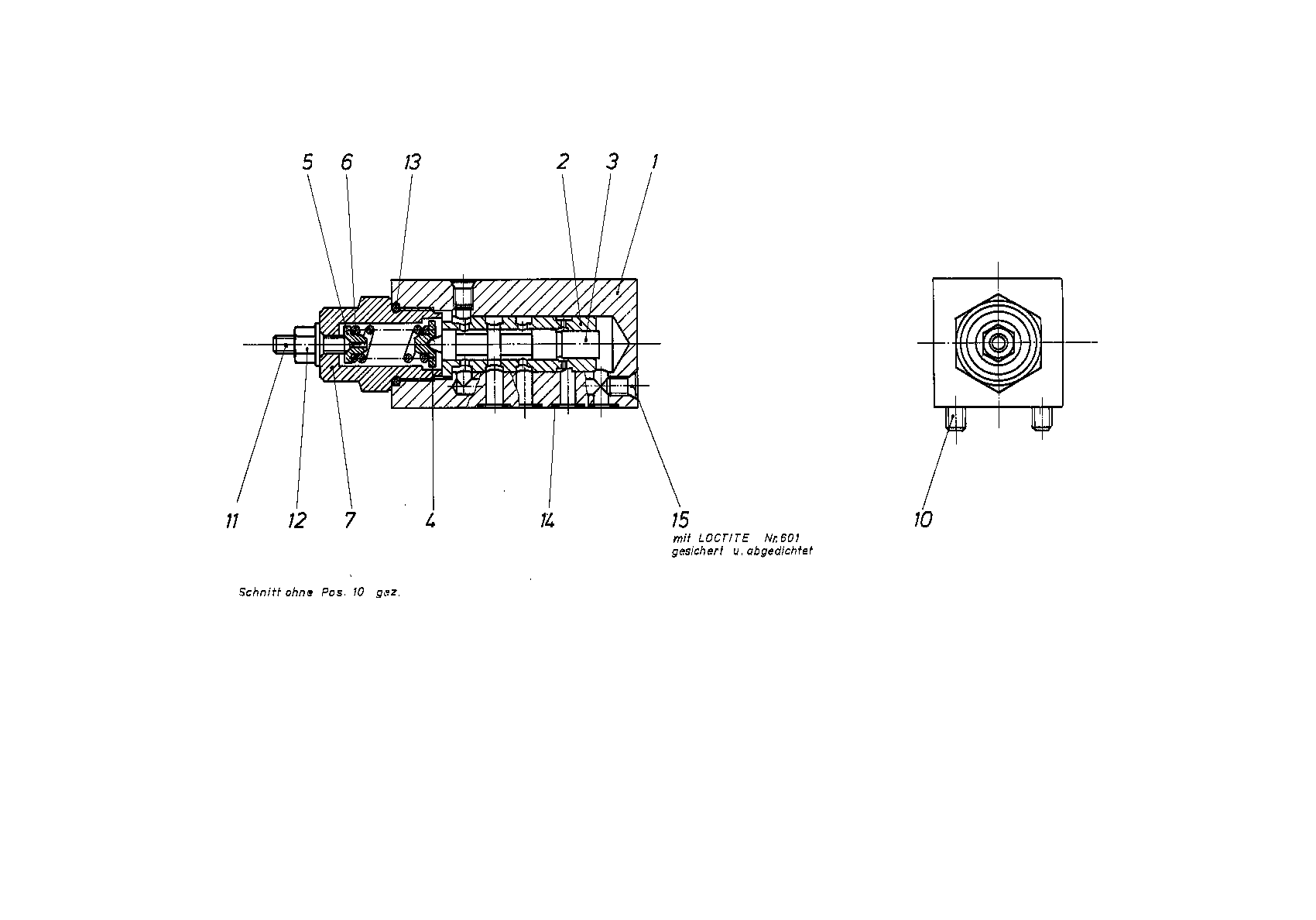 SEQUENCE VALVE — Zeichnung