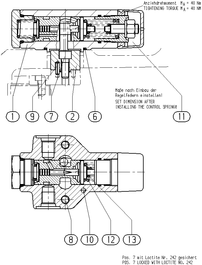 CONTROL VALVE — Zeichnung
