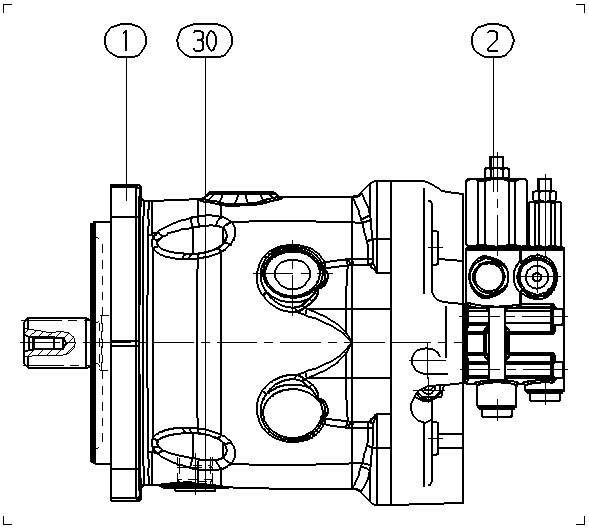 A A10V O 71 DRS /32L-VSD11N00 -S2835 — Zeichnung