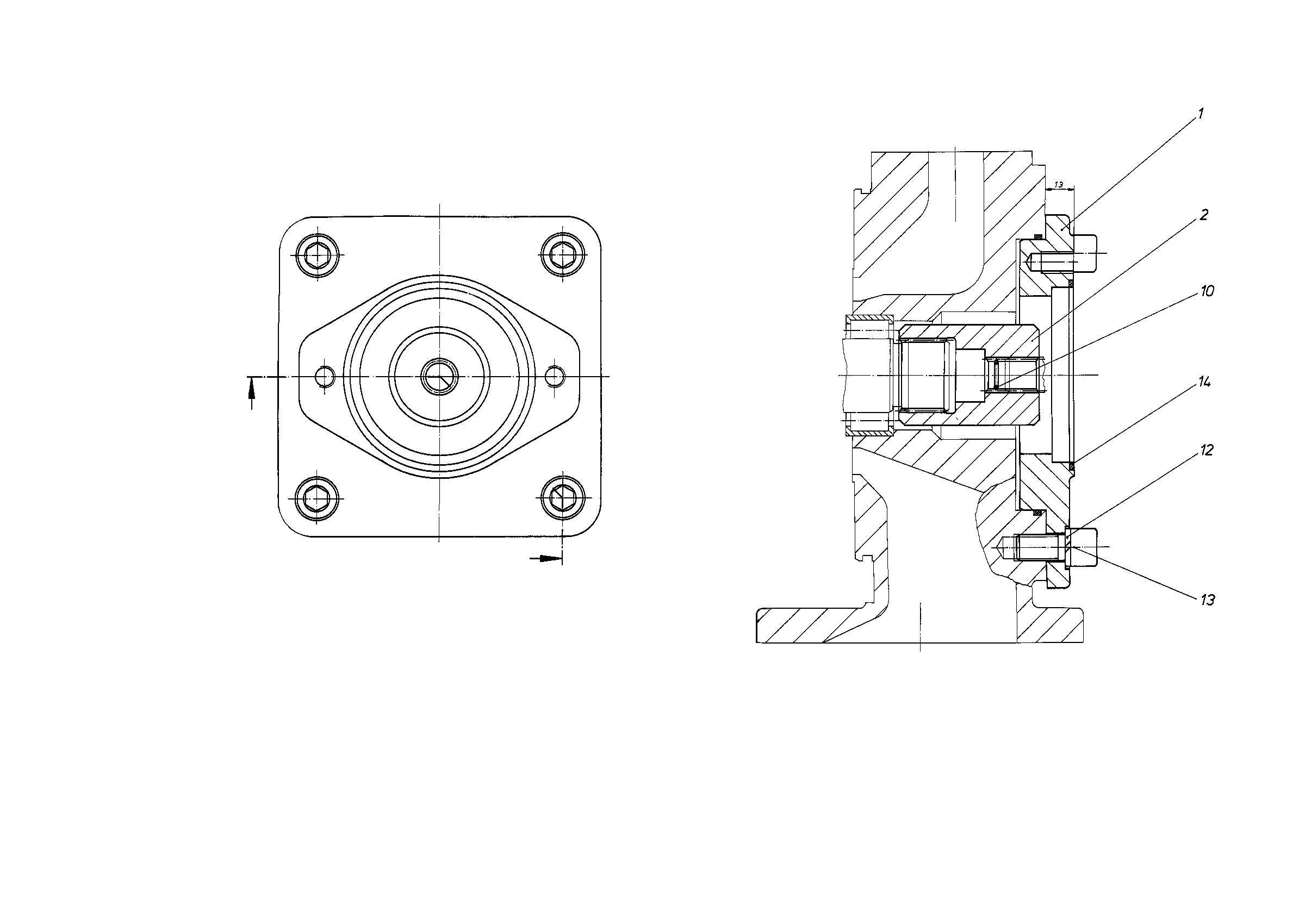 BELL HOUSING — Zeichnung