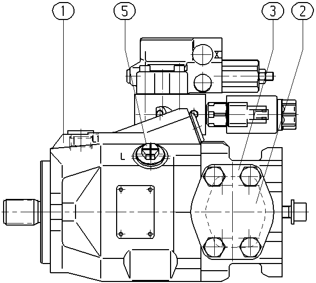 AL A10V O 45 DR /52R-VRC62K68 -S2302 — Zeichnung