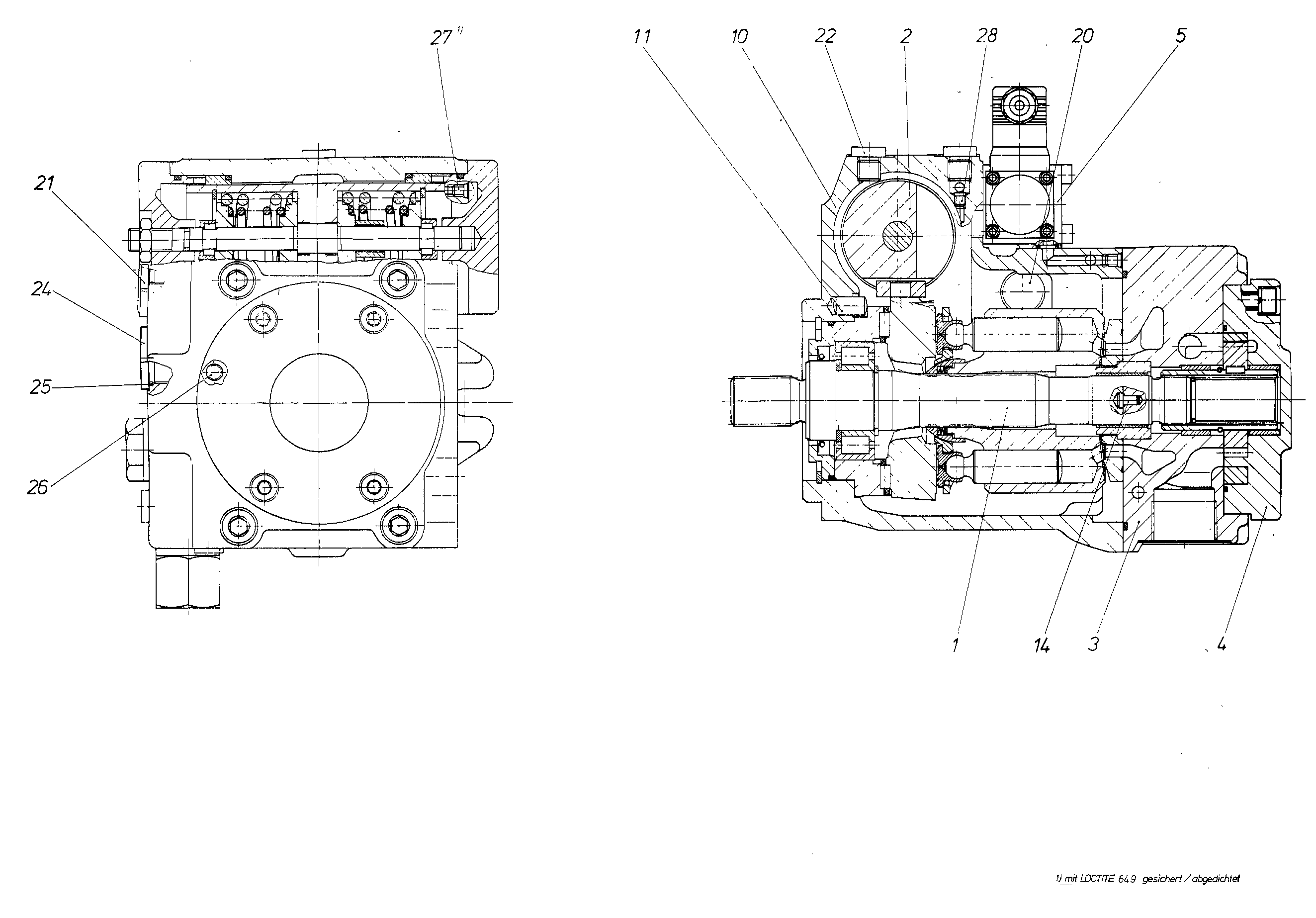 AXIAL-PISTON PUMP — Zeichnung