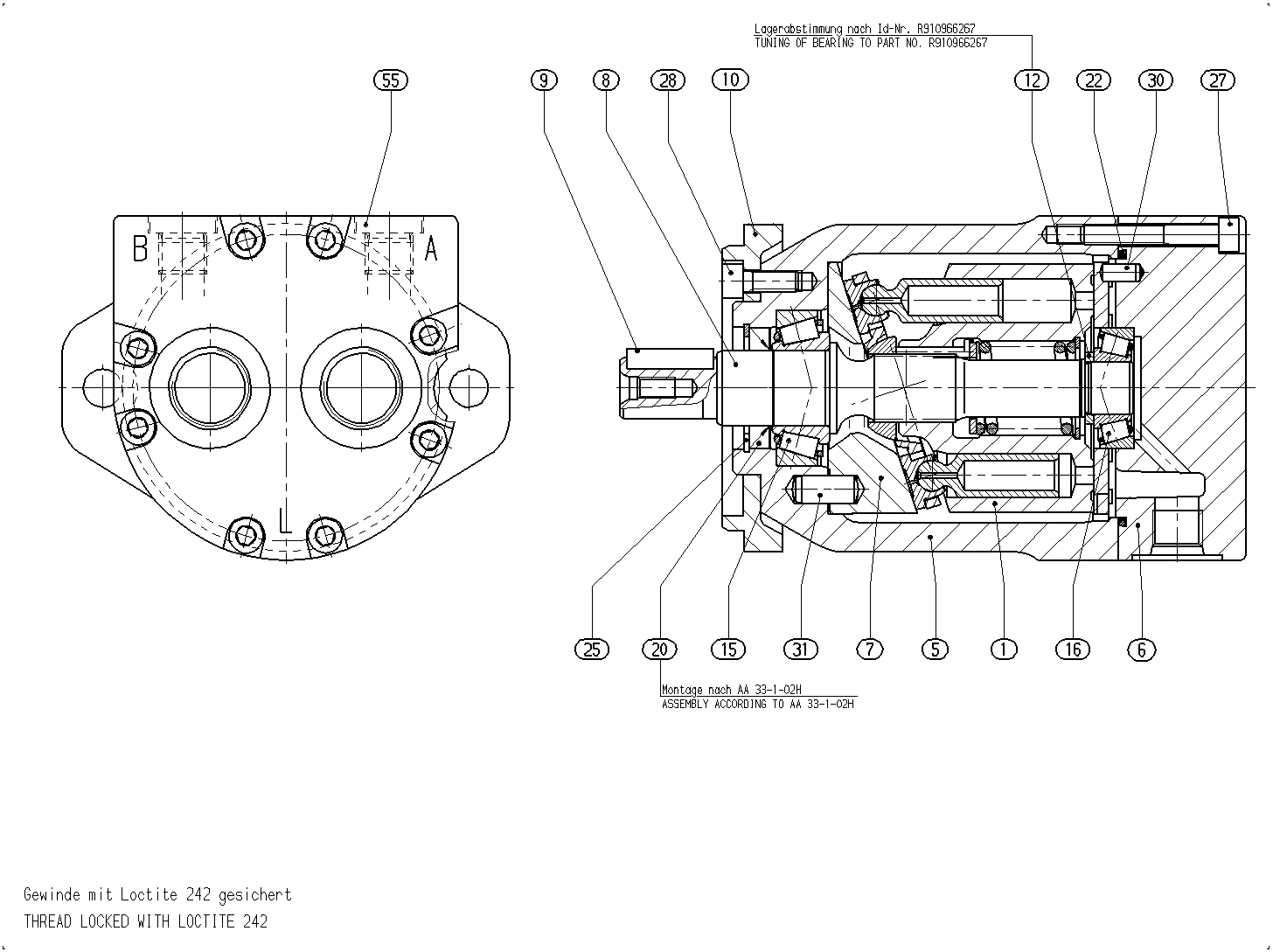 A A10F M 11 /52W-VRC64N000'980395'*EW* — Zeichnung