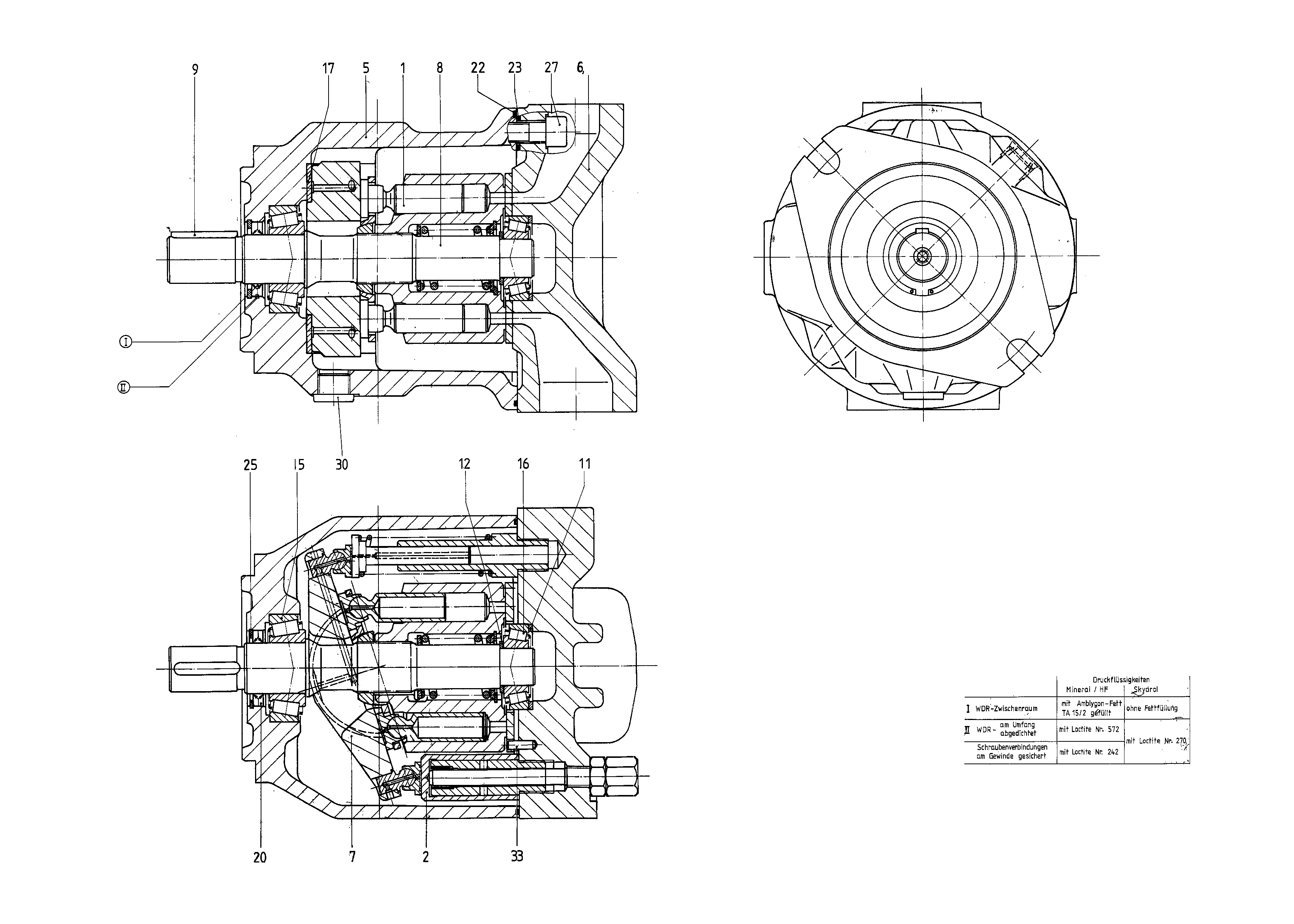 G AA10VSO 71 OV /30R-EKC62N00 — Zeichnung