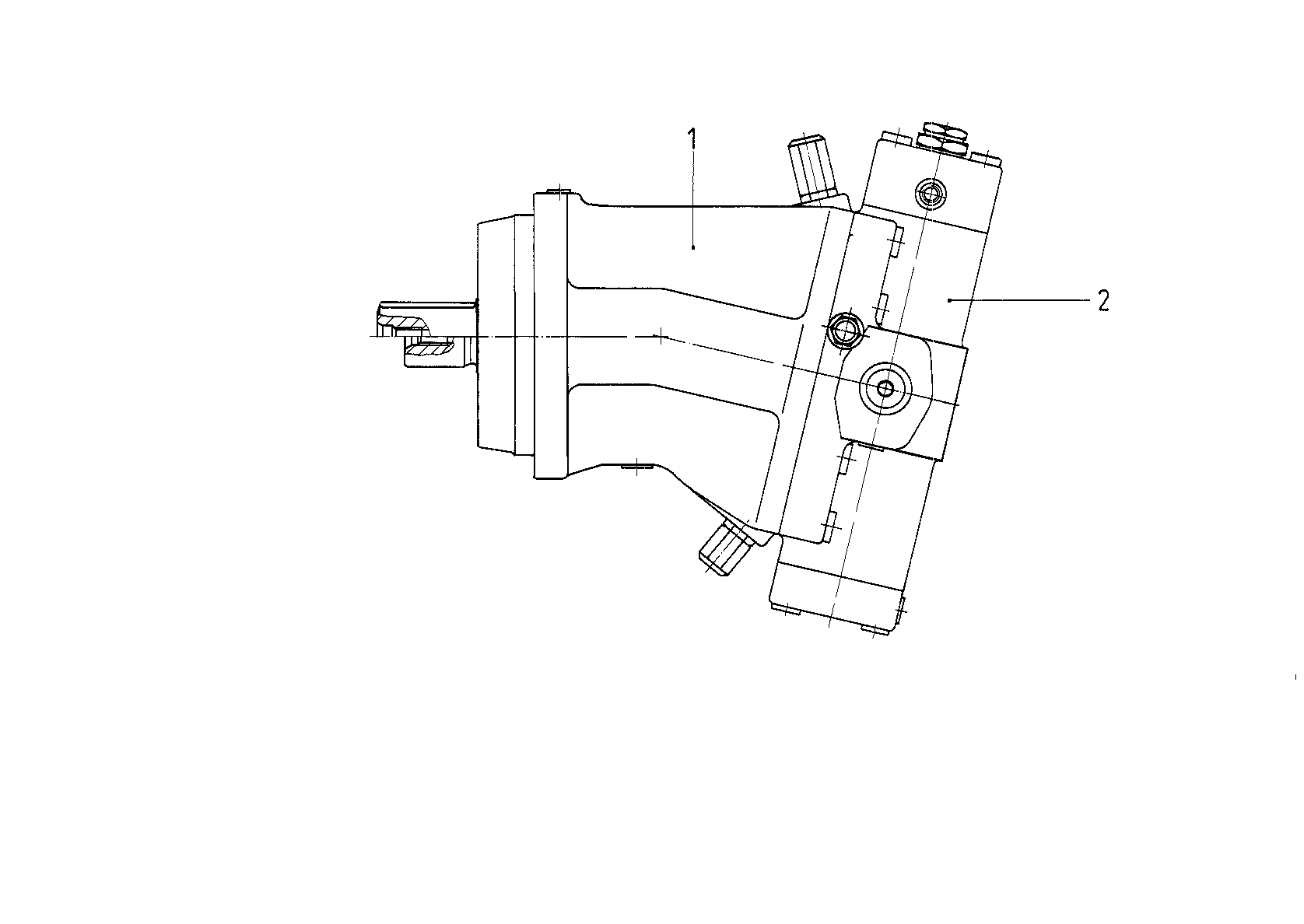 A A6VLM 355 HD2 /63W2-VZH010 B-SO 55 — Zeichnung