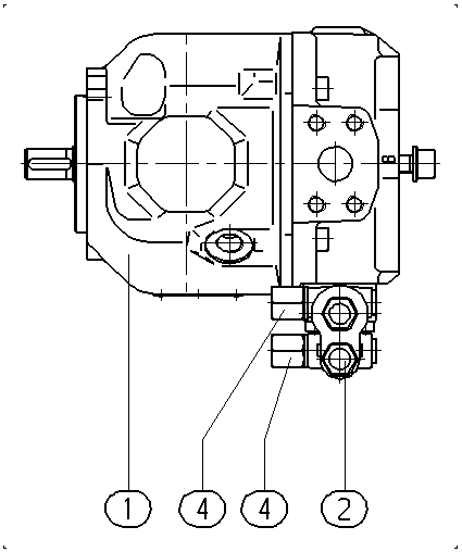 AA10VSO18DFR1/31R-PPA12K01-SO128 — Zeichnung