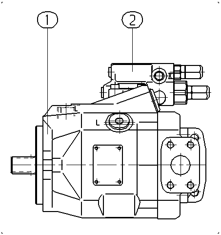 AL A10V O 45 DFR1/52L-VWC62N00 -S1038 — Zeichnung