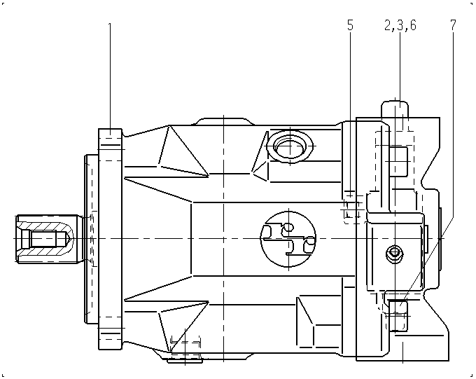 A A10V O140 DFR1/31L-PSD62N00 -SO552 — Zeichnung