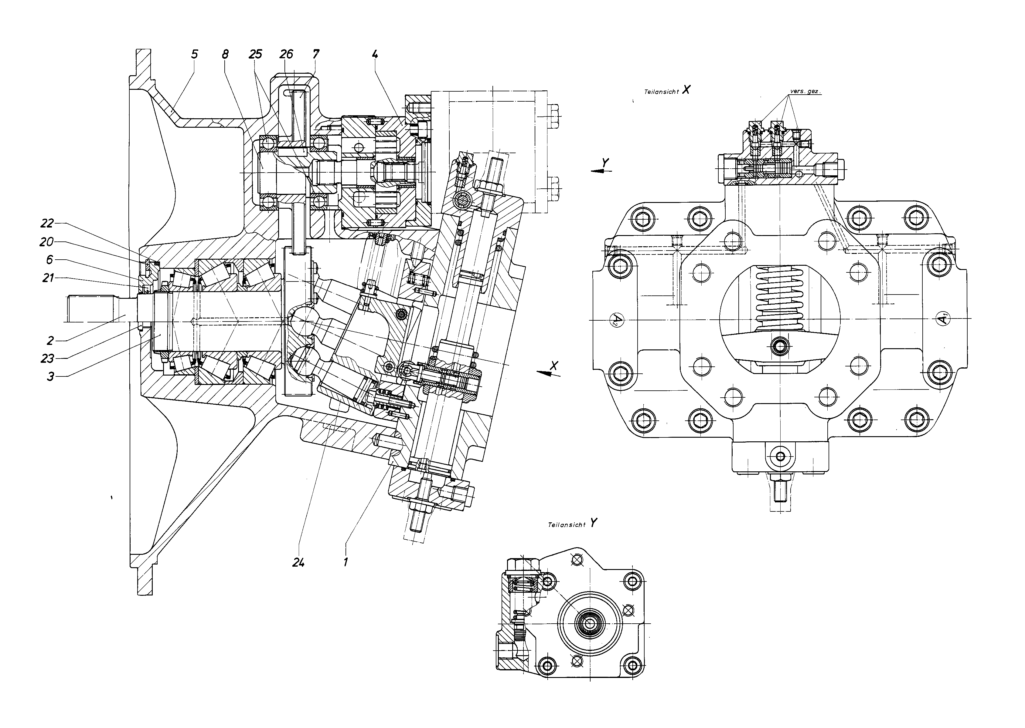 A8VO107SR/60R1-NZG05F48 — Zeichnung