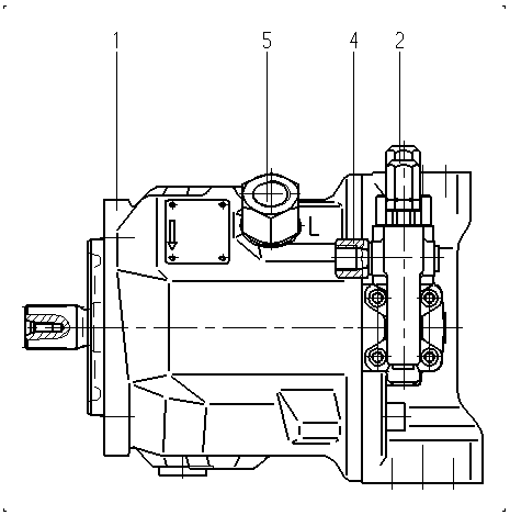 A A10V O 71 DRG /31R-PSC12N00 — Zeichnung