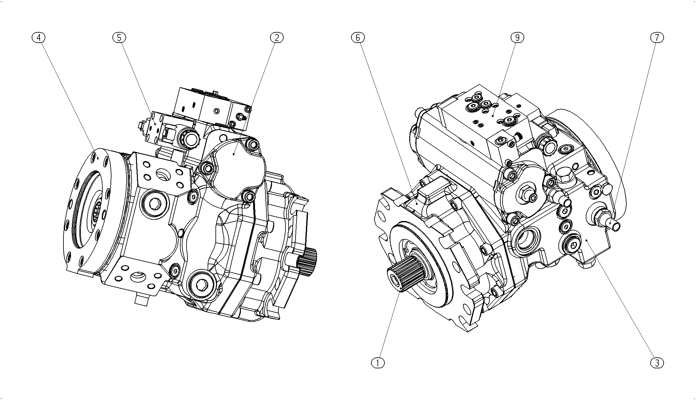 A4VG110DA1DP005/40MRND6A11FC2S7AS00-0 — Zeichnung