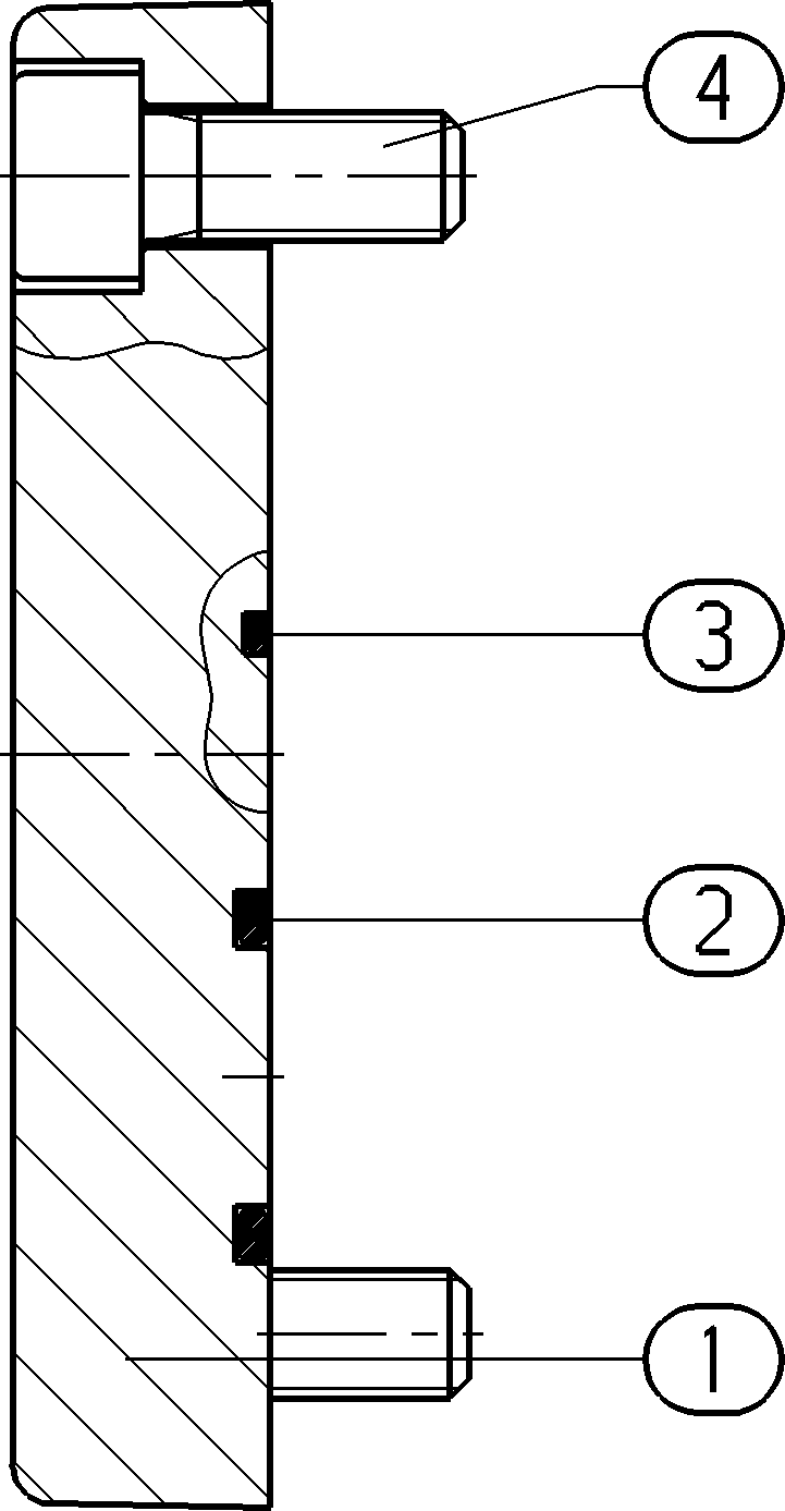 BLANK FLANGE — Zeichnung