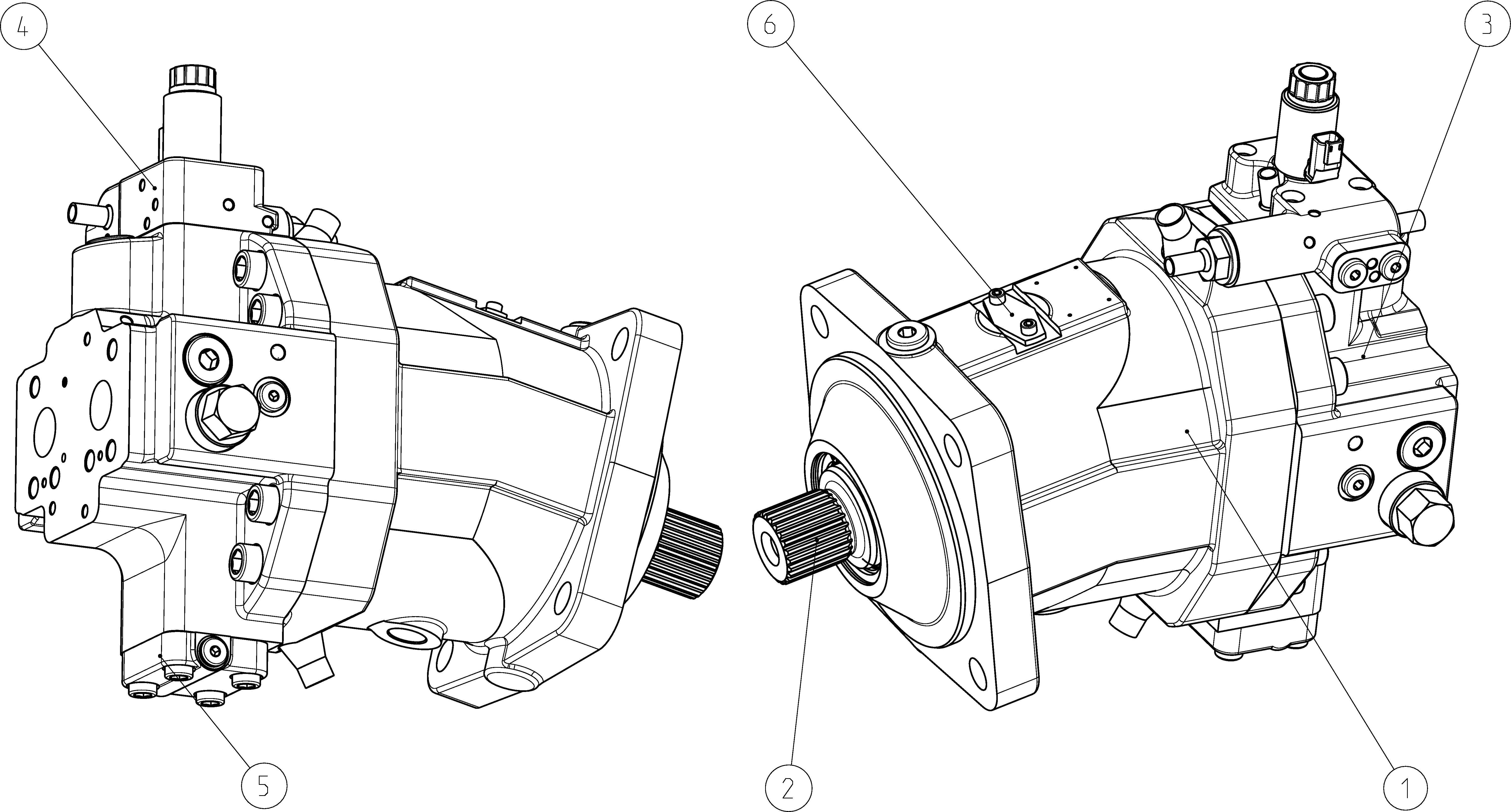 A6VM200EP2E/63W-VAB380FPB-S — Zeichnung