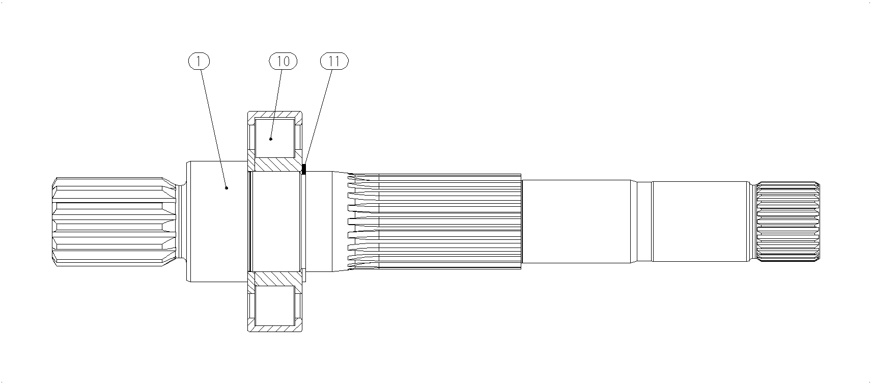 DRIVE SHAFT — Zeichnung