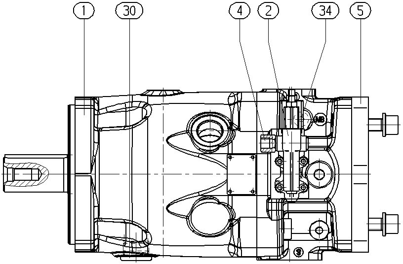 A A10VSO140 DRG /32R-VPB32U07 — Zeichnung
