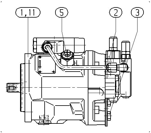 ALA10VO28DFLR/31R-PWC11N00-SO160 — Zeichnung