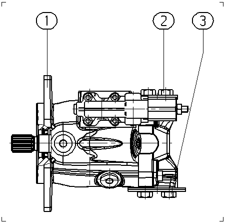 AL A10VNO 28 DR /53R-VTE12N00 -S2873 — Zeichnung