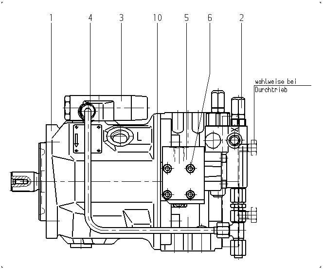 A A10V O 45 FHD /31R-VSC62K04 -SO105 — Zeichnung
