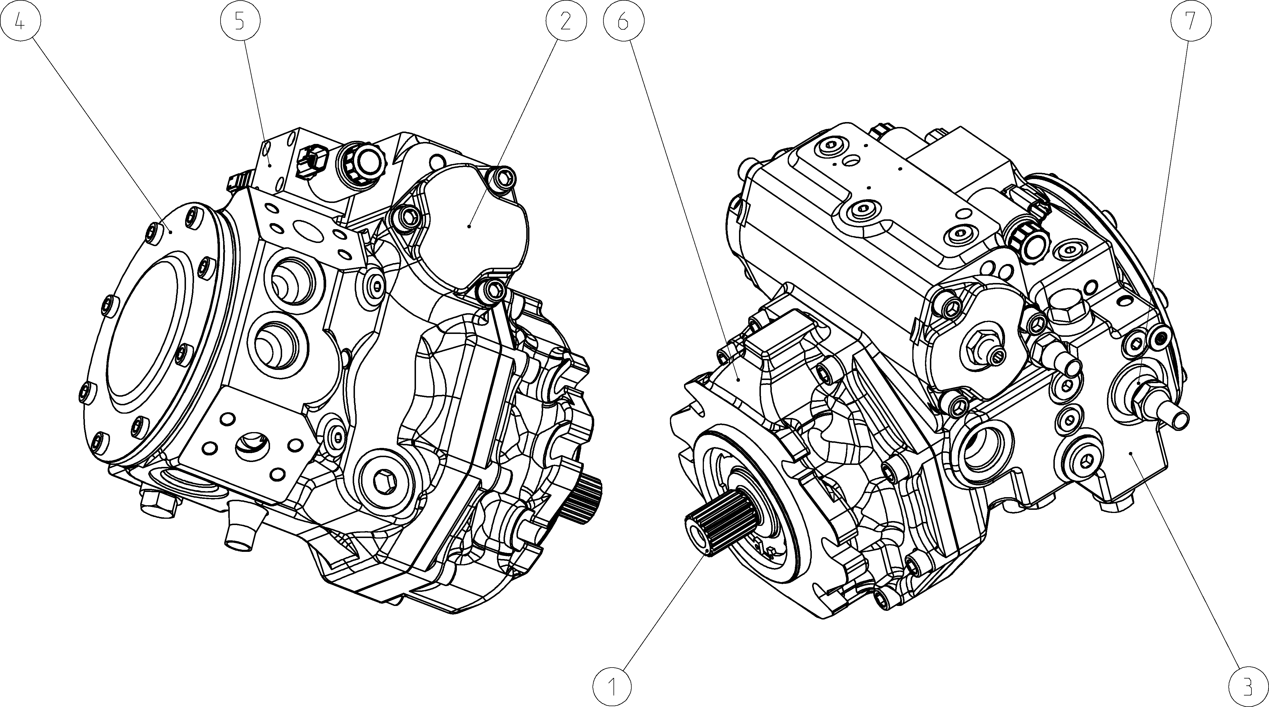 A4VG110DA1DP001/40ALNC6V81B0000AD00-Y — Zeichnung