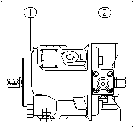 A A10VSO 28 DG /31R-VSA12N00 — Zeichnung