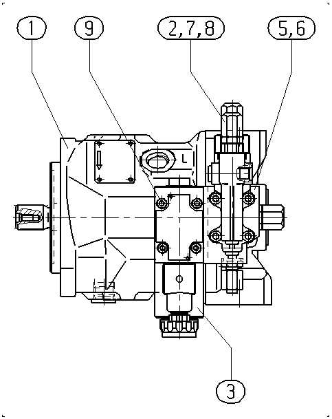 AXIAL-PISTON PUMP — Zeichnung