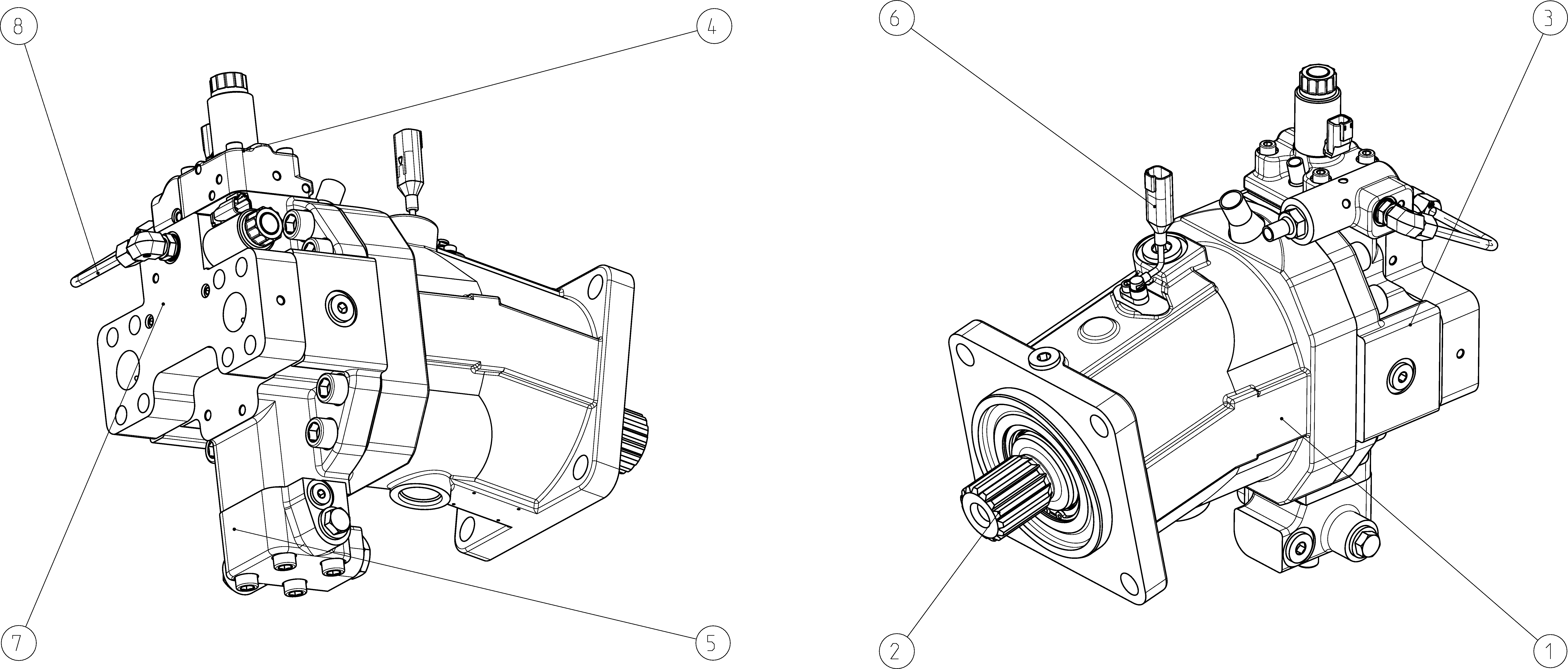 A6VM170EP6DXP003C/71AWV0D4T21IV-S — Zeichnung
