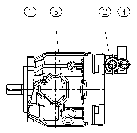 A A10V O 28 DRG /31L-PPC11N00 — Zeichnung