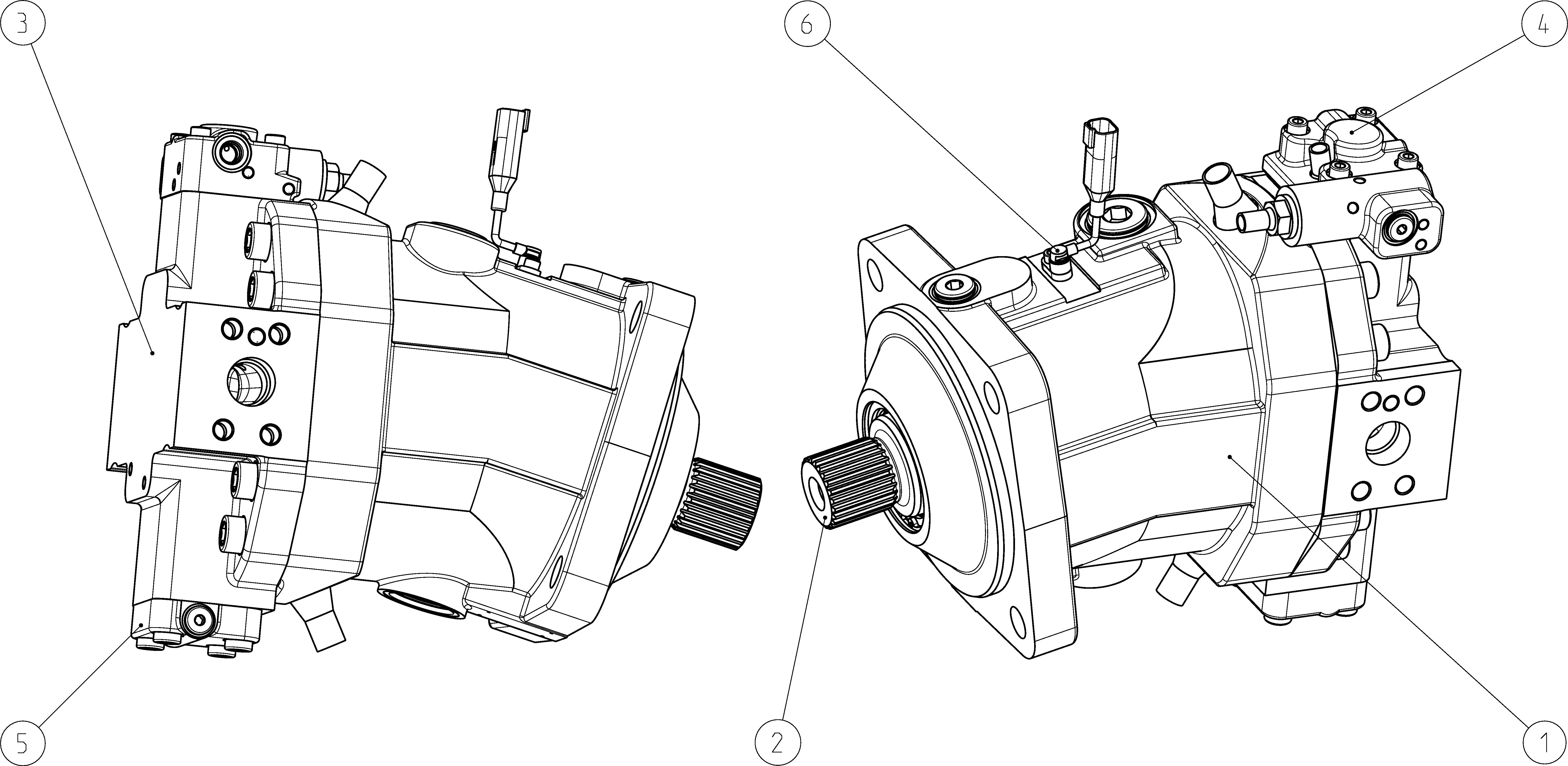 A6VM200HP5D10001G/65MWV0S4A220V-0 — Zeichnung