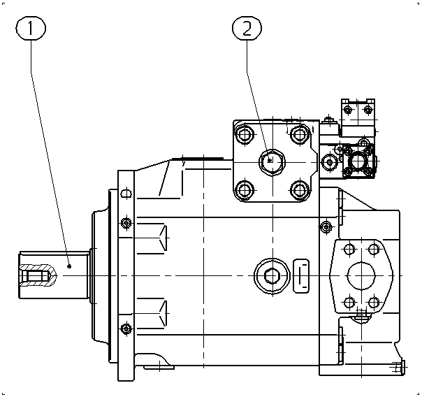 AXIAL-PISTON PUMP — Zeichnung