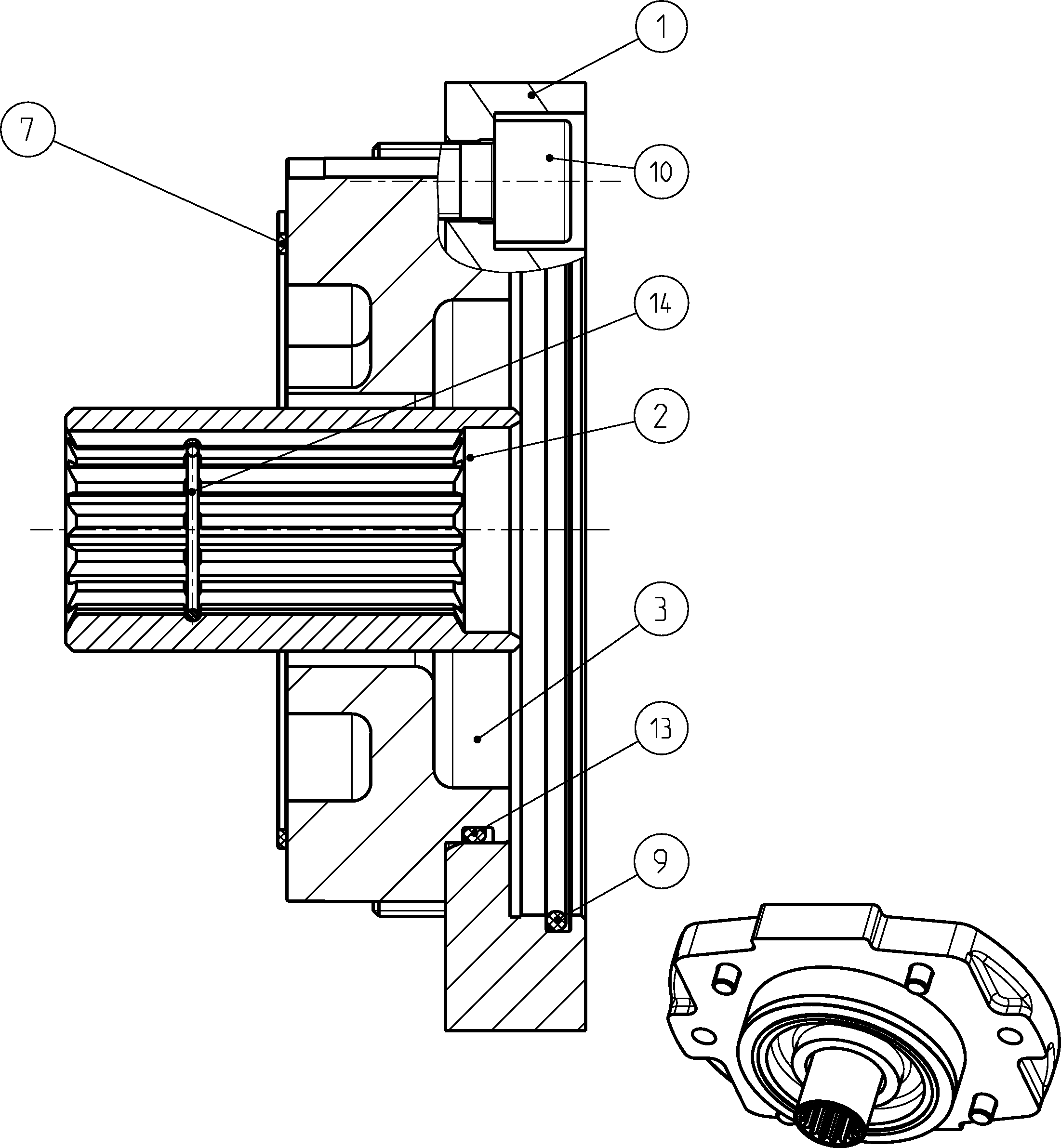 BELL HOUSING — Zeichnung