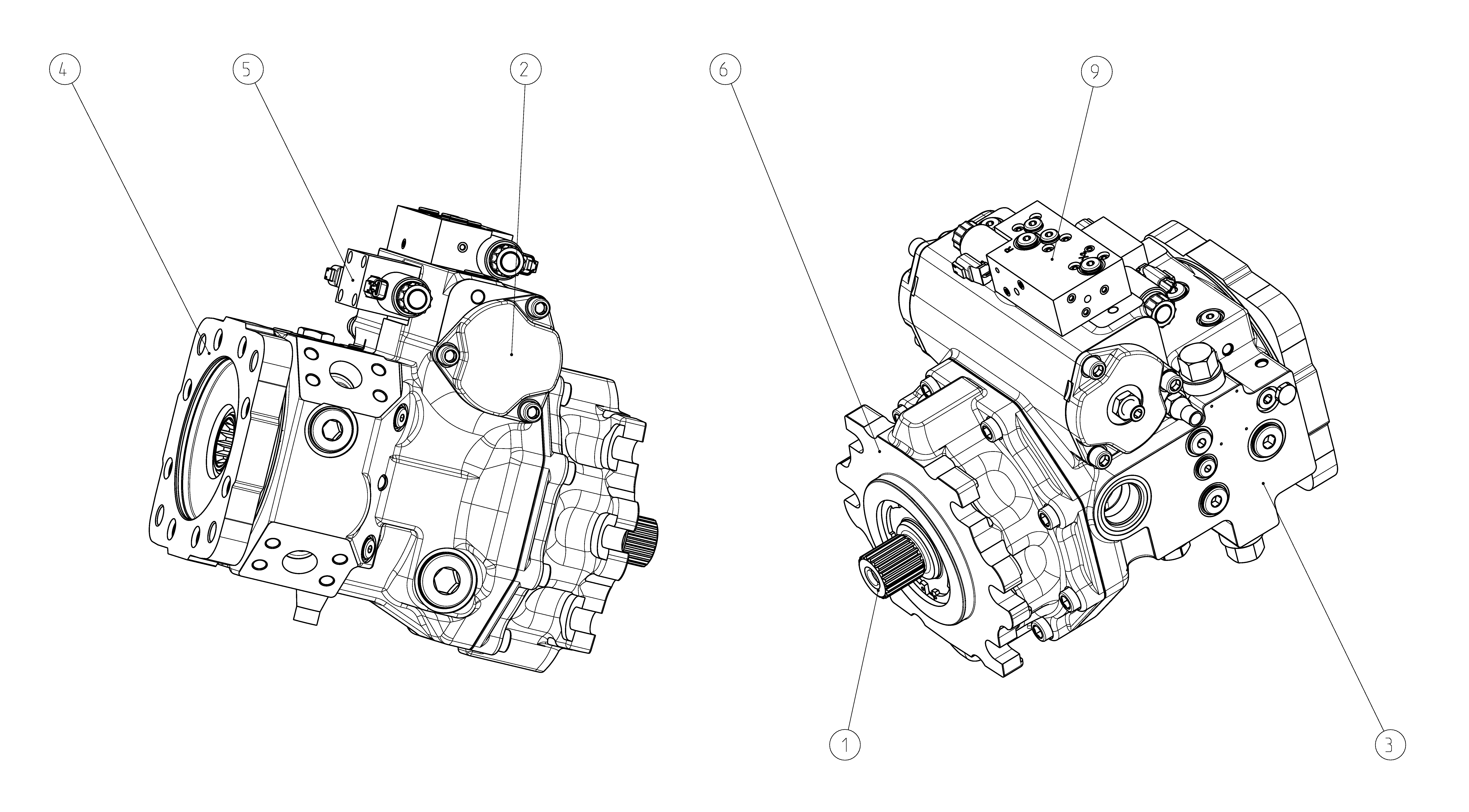 A4VG175EV2DP000/40MRND6A11FD4T1AS00-Y — Zeichnung